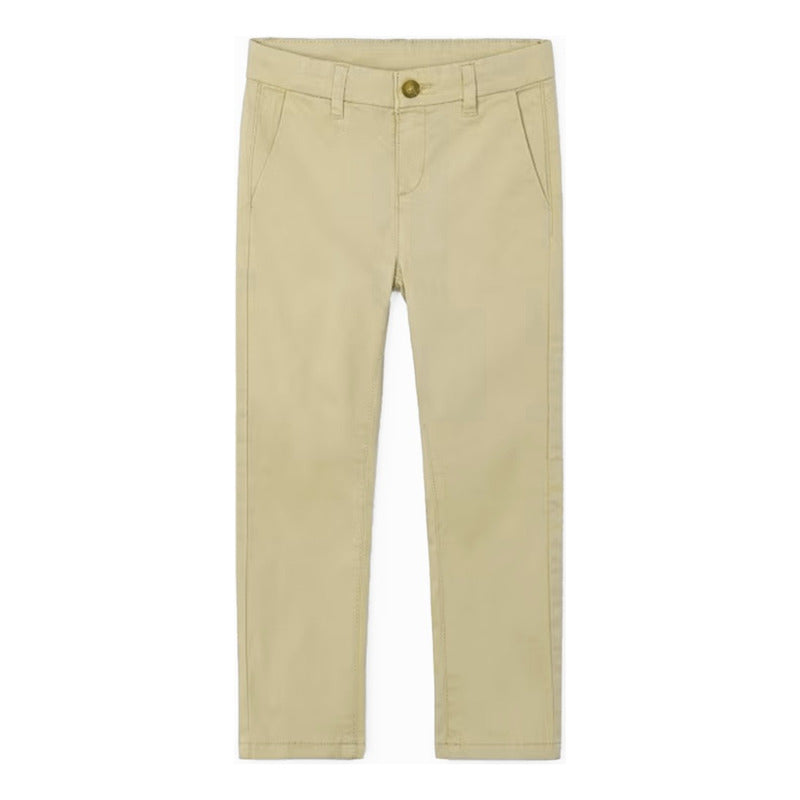 Pantalón Casual Para Niño Mod.512 Marca Mayoral® Caqui Liso 7