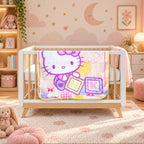 Manta De Cuna Raschel 140x110cm Dibujosanimados Providencia® Hello Kitty 500 G Amarillo