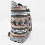 Mochila Artesanal Tejida Tipo Morral Con Bolsillo Frontal 10kg