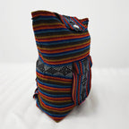 Mochila Artesanal Tejida Tipo Morral Con Bolsillo Frontal 10kg