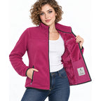 Sudadera Polar Fleece Mujer Dw90-fce8575 Marca Greenlander® Ch Burgundy Lisa