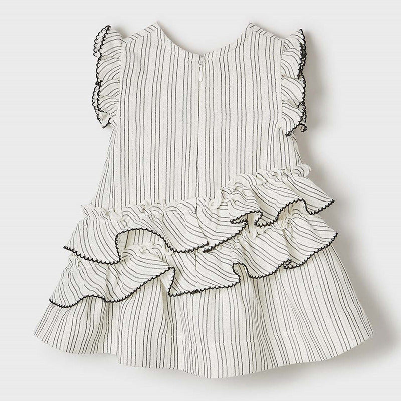 Vestido Ligero Para Bebé Mod.1923 Crudo Marca Mayoral® Crudo Lisa 9 Meses