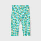Legging Estampado Para Niña Mod. 3722 Marca Mayoral® Oceano Floreado 3 Años