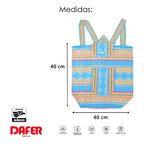 Mochila Artesanal Tejida Tipo Morral Con Bolsillo Frontal 10kg