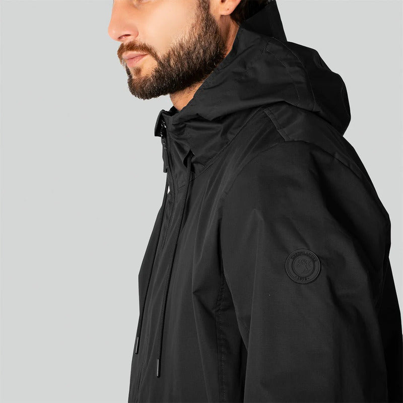 Chamarra + Sudadera Para Hombre Cw86-pol8722 Greenlander® Negro G Lisa