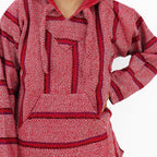 Suéter Poncho Canguro Artesanal Hoodie Acrilico Colores