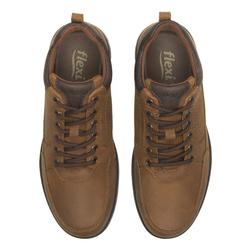 Bota Casual Outdoor Para Hombre Mod.414907 Marca Flexi®