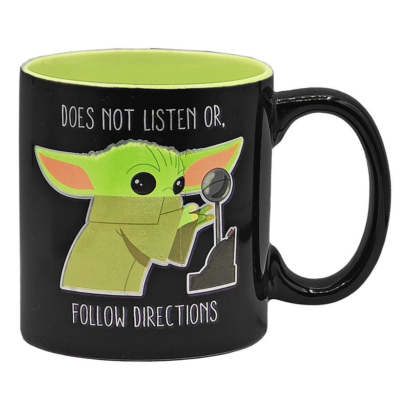 Taza Grande Tarro Metálico Animado Diseños Varios