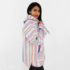 Suéter Poncho Canguro Artesanal Hoodie Acrilico Colores