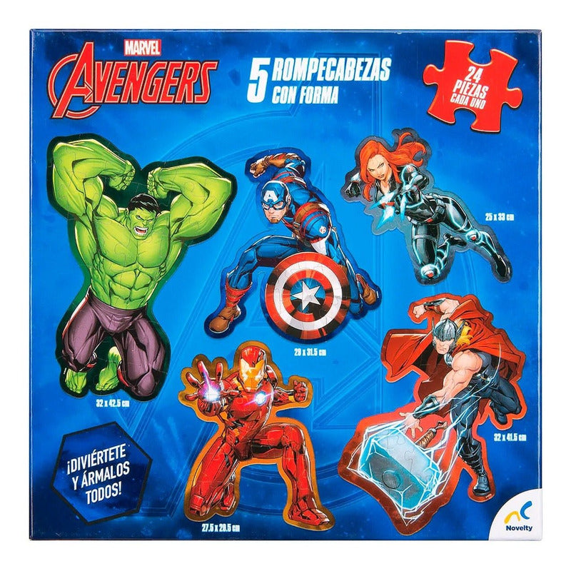 Rompecabezas Con Forma De Los Avengers  Novelty®mod.jca-3120