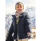 Chamarra Rompe Vientos Para Niño Mod.4469 Marca Mayoral® Azul Oscuro 4 Lisa