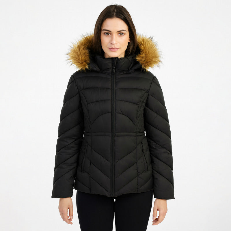 Chamarra Capitonada Para Mujer Mod. Q33200 Marca Bobois®