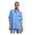 Camisa Edicion Mickey Para Mujer 25wwcw19/5055 Desigual® Azul Mickey M