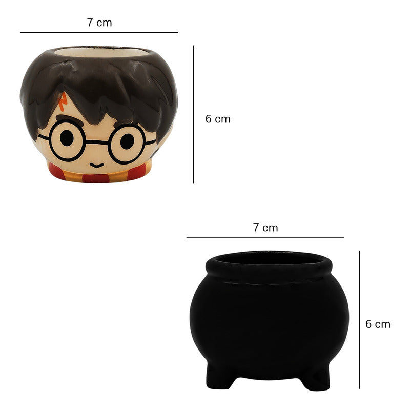 Tazas Mini De Ceramica Set 2pz Expreso 103.5ml Harry Potter Multicolor Harry Potter 1778-23