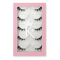 Pestañas Postizas En Tira 5 Pares Marca Kfer Valtierra® Negro Cutie C 1 Cm