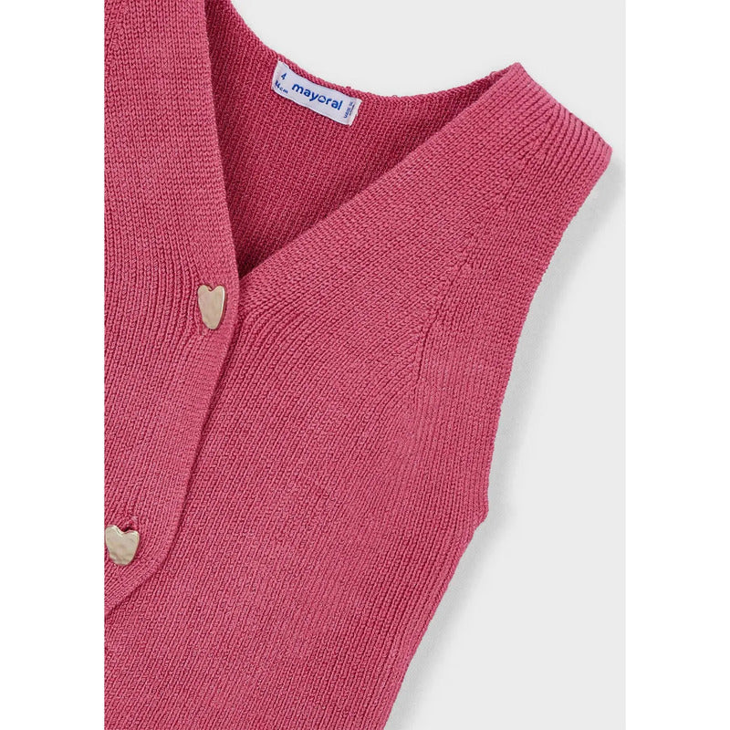 Chaleco Ligero Casual Para Niña Mod.3385 Marca Mayoral® Petalo Lisa 8 Años