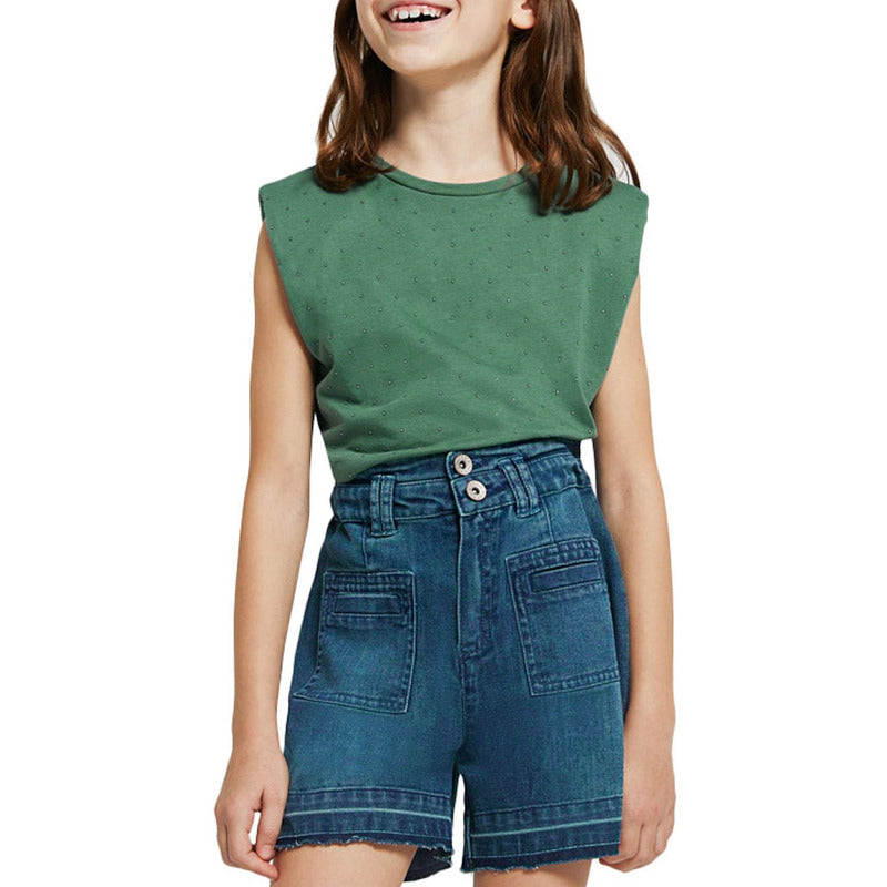 Blusa Para Niña Mod.6039 Pino Marca Mayoral®