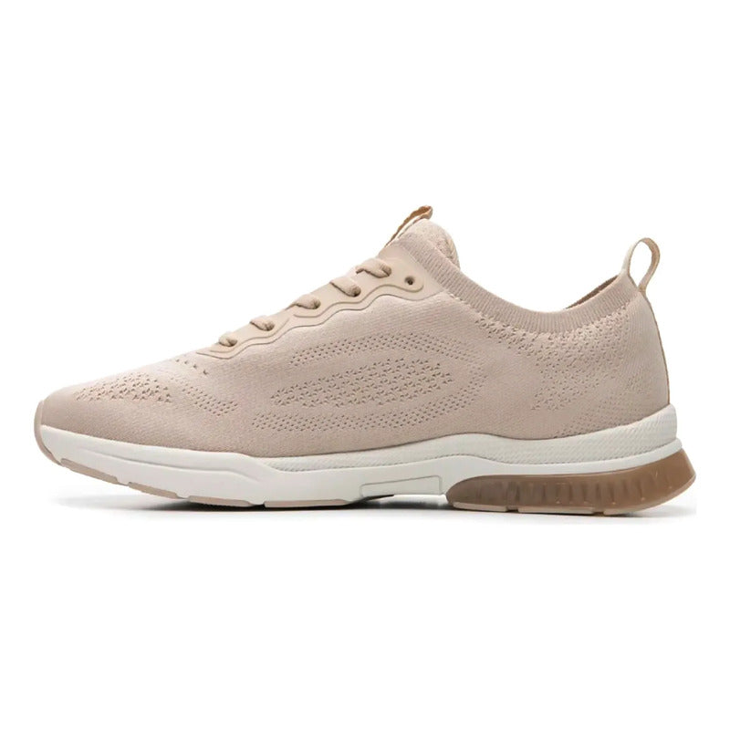 Tenis Casual Para Dama Mod.105125 Marca Flexi® Beige 25.5 Mx