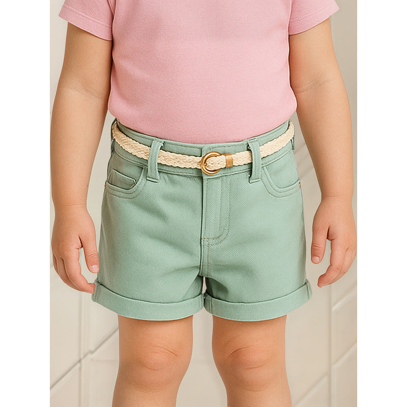 Short Con Cinto Para Niña Mod.234 Marca Mayoral®
