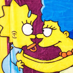 Cobertor Edredón Cunero Para Bebé 1.10mx1.40m Providencia® Diseño De La Tela Los Simpsons Multicolor