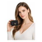 Cartera Monedero Con Cierre Para Dama M.ji620 Jaime Ibiza® Negro Liso
