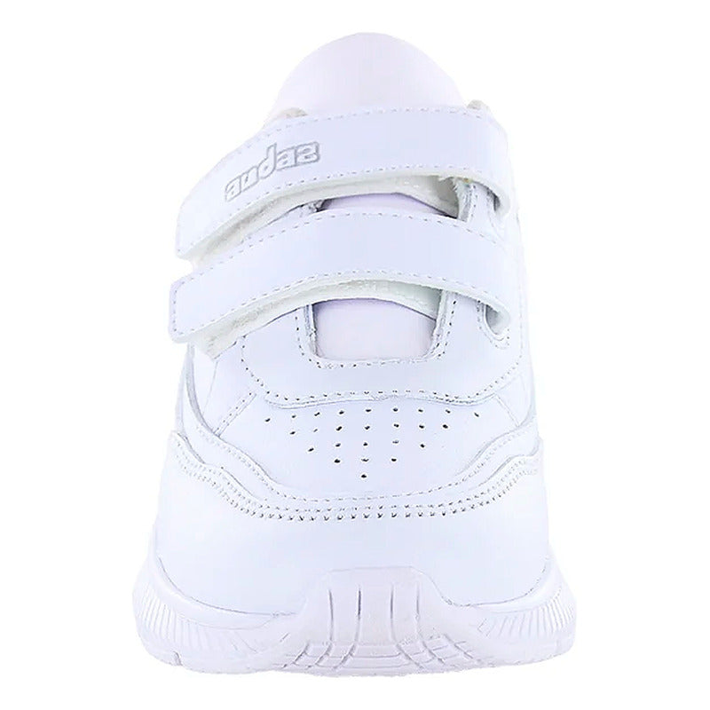 Tenis De Burbuja Para Niño Mod.155741b Marca Coqueta Y Audaz® Blanco Lisa 20 Mx