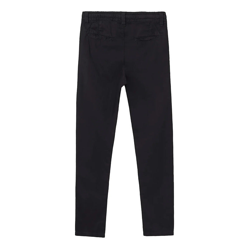 Pantalón Relaxed Juvenil 6525 Marca Nukutavake Mayoral® Negro Lisa 18 Años