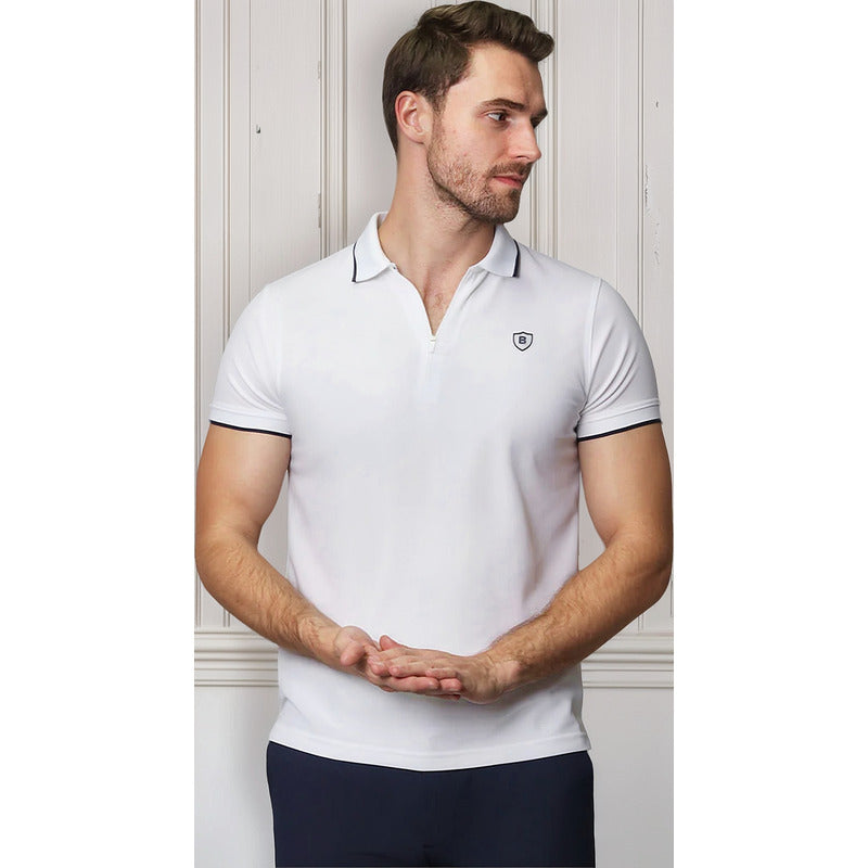 Playera Polo Para Hombre Mod. A41413 Marca Bobois®