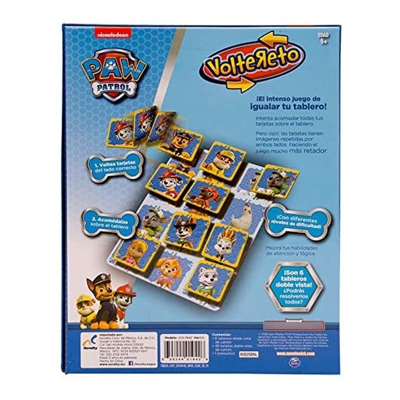 Juego Voltereto Paw Patrol Mod. Jca-1942 Marca Novelty®