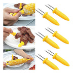 Tenedores Pinchos Para Elote 4pz Mod.259807 Metaltex® Naranja Claro