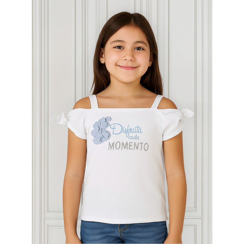 Blusa Manga Caída Para Niña Mod.6029 Marca Mayoral®