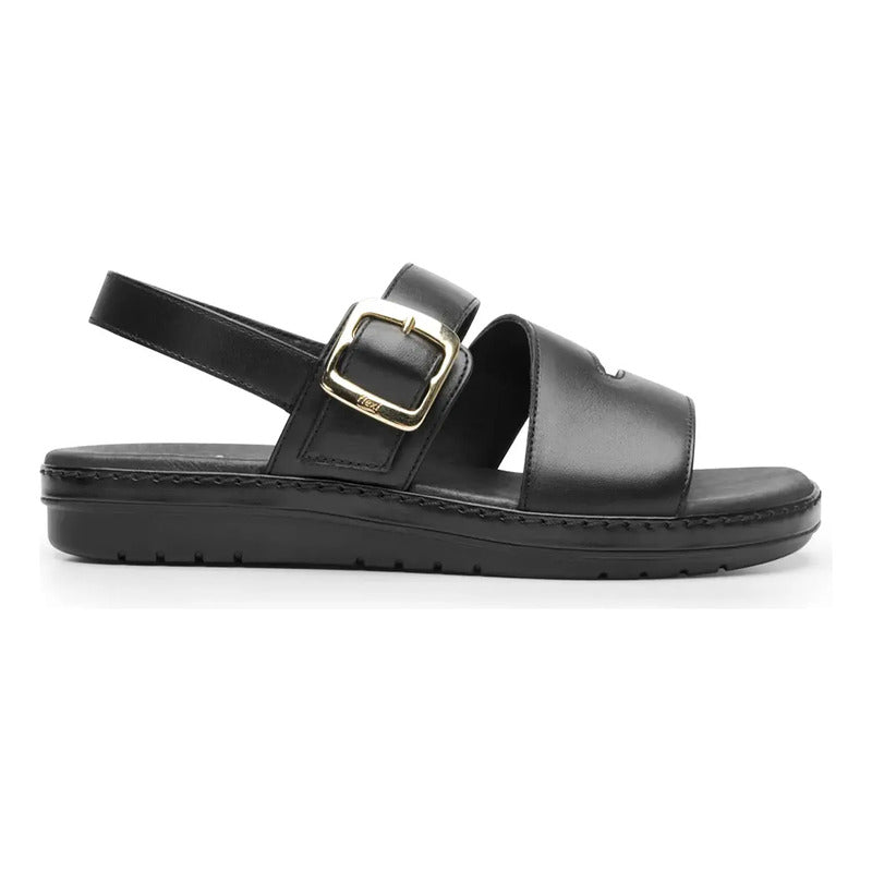 Sandalia Casual Para Mujer Mod.100237 Marca Flexi® Negro 24 Mx
