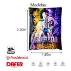 Cobertor Serenity Matrimonial Diseños Artistas Providencia® Alfredo Olivas 900 G Multicolor