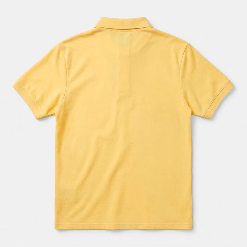 Playera Polo Para Hombre Mod.play01 Marca Truval® Amarillo G Lisa
