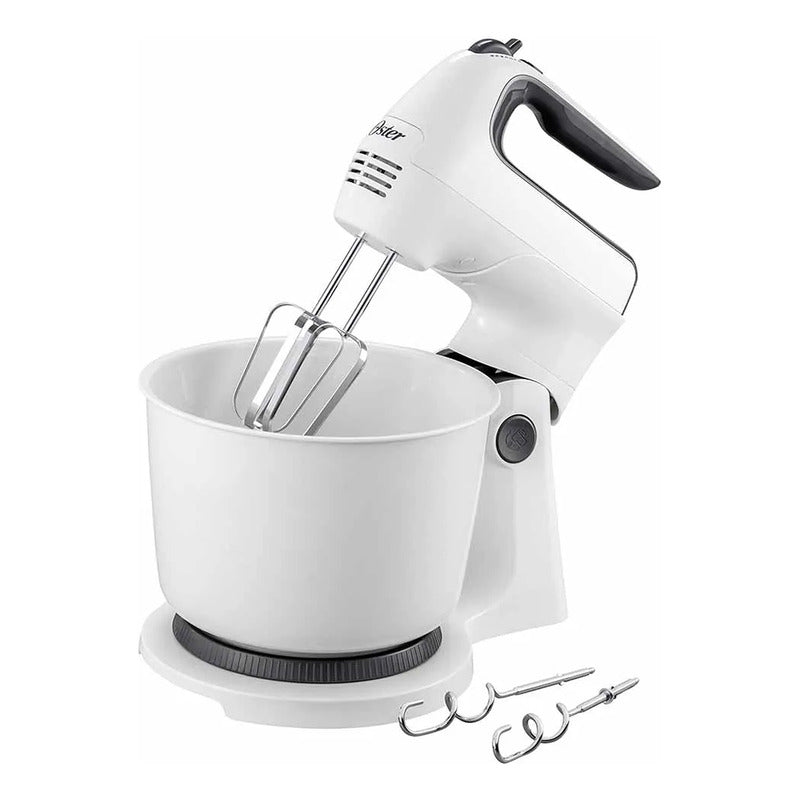 Batidora De Mano Y Pedestal Mod. Fpsths3610 Marca Oster® Blanco