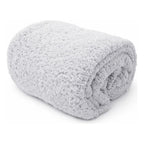 Cobertor Ovejita Ligero Matrimonial 1.80x2.10m Providencia® Multicolor 400 G Nevado Gris Claro