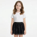 Falda Para Niña Con Lentejuelas Mod. 7971 Marca Mayoral® Negro Lentejuelas 14 Años