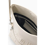 Bolso De Mujer Mediano Con Relieves 26saxpbb/1008 Desigual® Beige Relieves Níquel