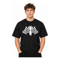 Playera Oversize Fit De Hombre Venom Mascara De Latex® Negro Venom Ch Lisa