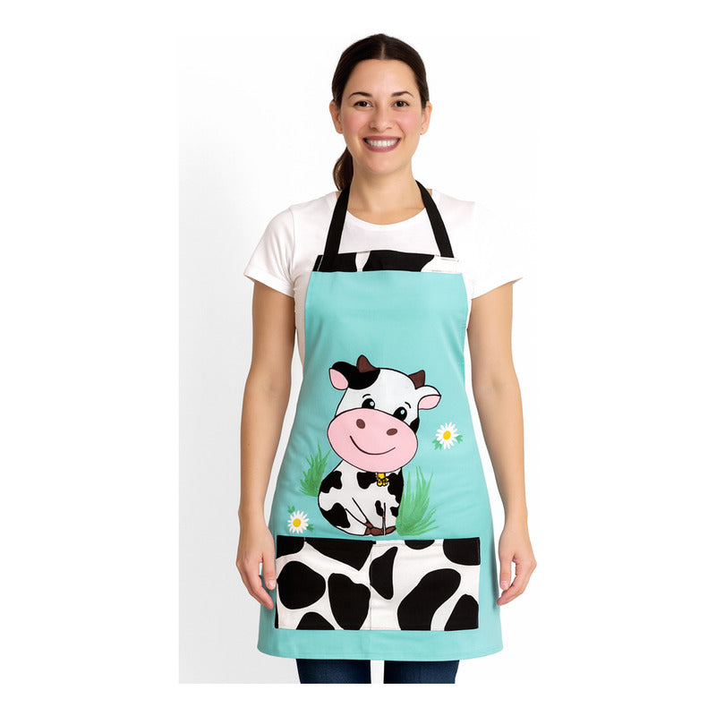 Mandil Delantal Ajustable Multiusos Repelente 93x58cm