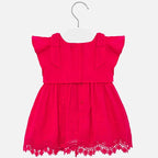 Vestido Ligero Para Bebé Mod.1921 Fresa Marca Mayoral® Fresa Lisa 36 Meses