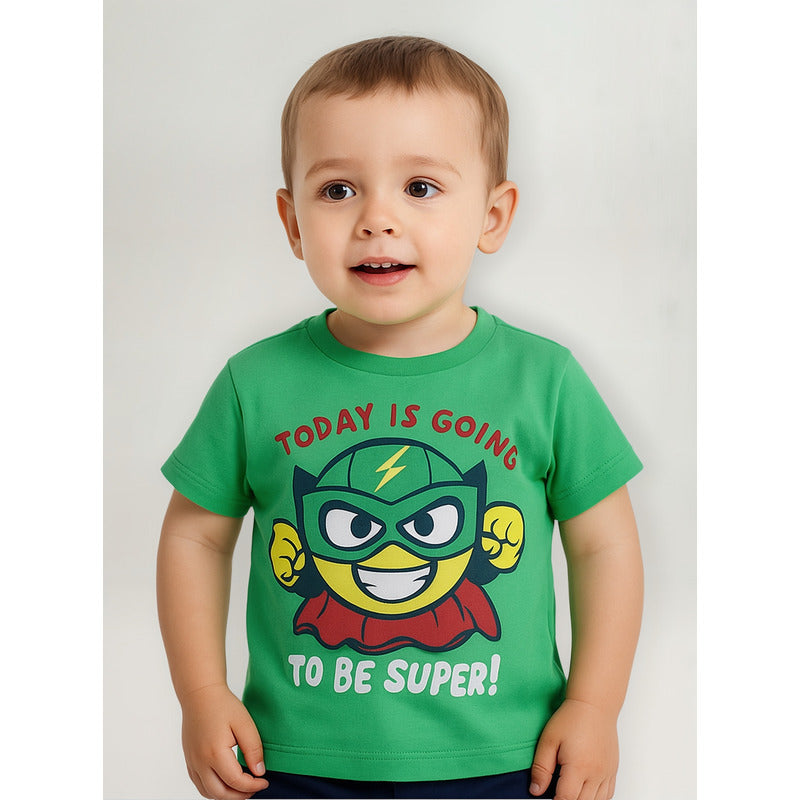 Playera Para Niño Con Estampado Mod.915-1203aa Marca Losan®