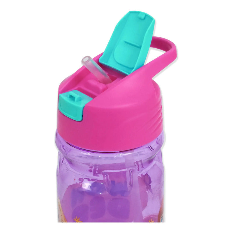 Botella De Agua Ligera Con Manija Para Niños Varios Diseños Princesa 1669-1143