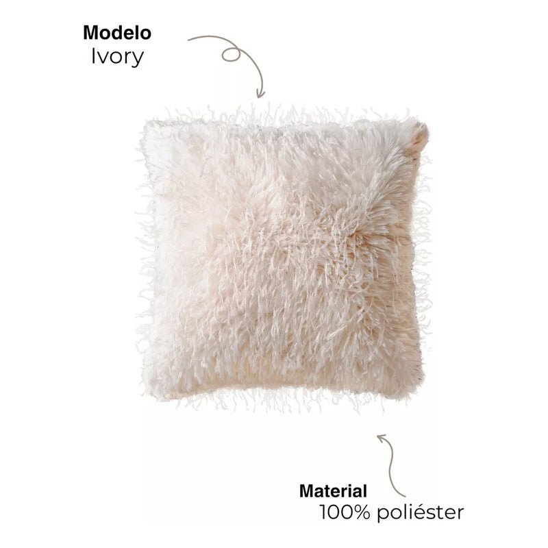 Almohada + Funda Europea Ivory Marca Vianney® Beige