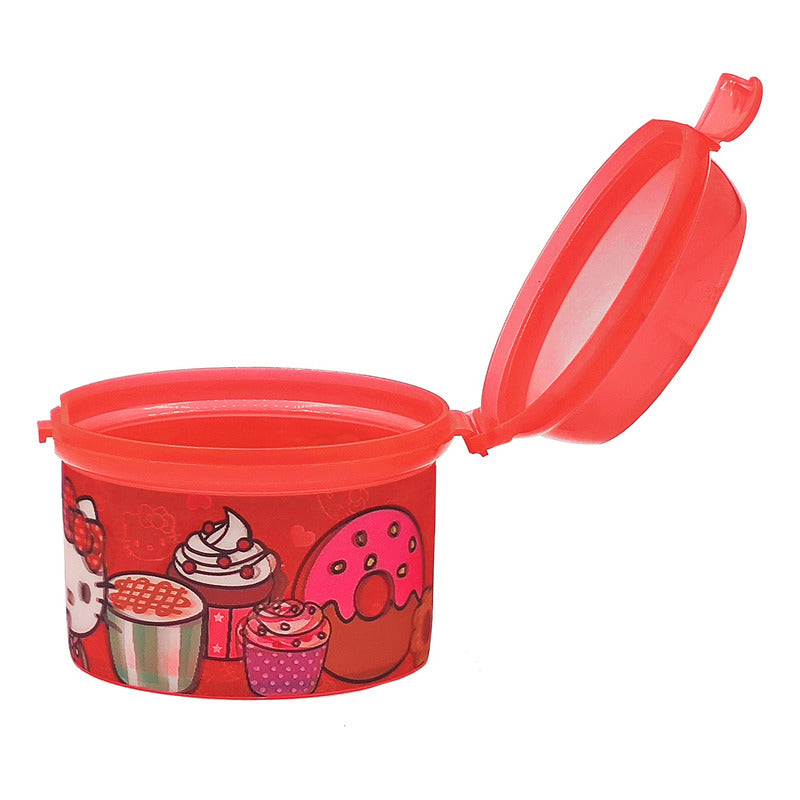 Topper Recipiente Para Comida Diseño Lenticular Niños