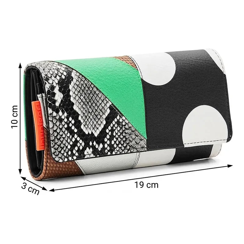 Cartera Para Mujer Mod. 23sayp23/2000 Marca Desigual® Multicolor Geométrico
