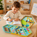 Set Para Colorear Camiones Y Excavadoras