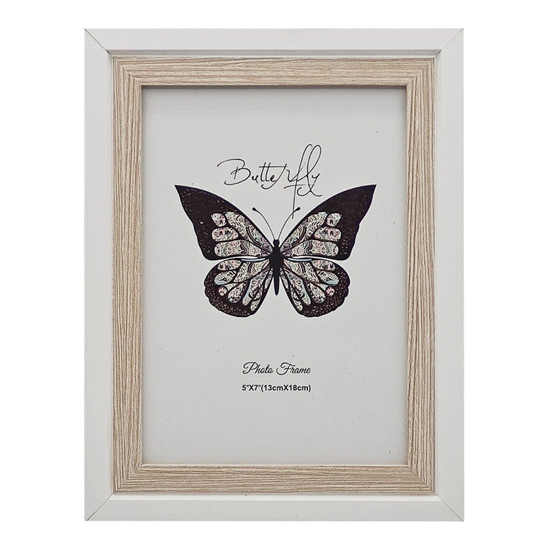 Portarretrato Con Marco Plástico-vidrio Para Mesa