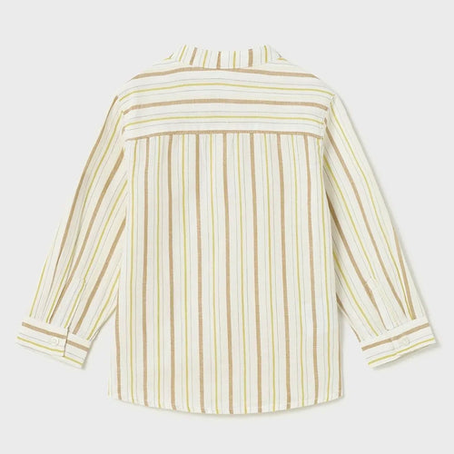 Camisa Manga Larga Lino Para Bebé Mod.1114 Marca Mayoral®