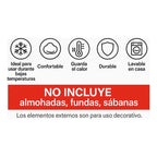 Cobertor Borrega Individual Futbol 1.50x2.00m Providencia® América 1 Kg Multicolor